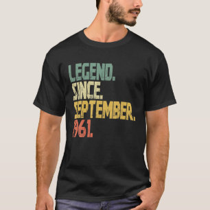 Vintag 60 Jahre alt - Funny Legend seit September T-Shirt
