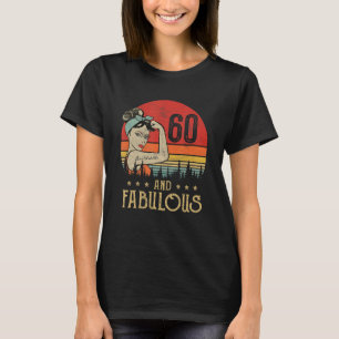 Vintag 60 Jahre alt Geburtstag und prachtvolle 60. T-Shirt