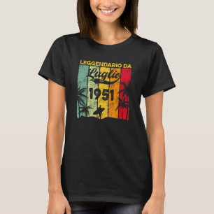 Vintag 70. Geburtstag Juli 1951 Frauen Männer T-Shirt