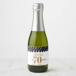 Vintag 70 schaumweinetikett