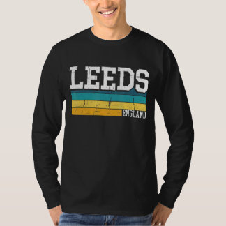 Vintag 70er 80er Style Leeds England T-Shirt