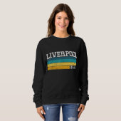 Vintag 70er 80er Style Liverpool England Sweatshirt (Vorne ganz)