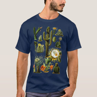 Vintag 70er Boho Botany Botanische Kaktus Pflanze T-Shirt