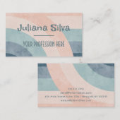 Vintag 70er Rainbow Visitenkarte (Vorne/Hinten)