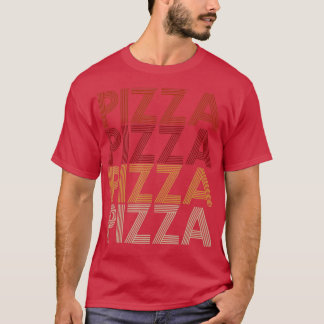 Vintag 70er Style Pizza T-Shirt