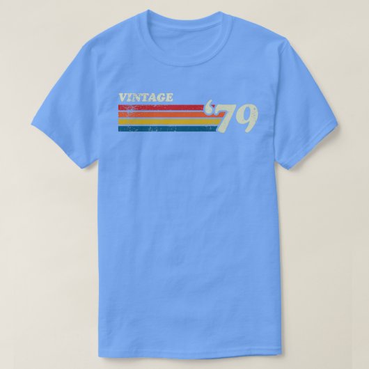 VINTAG 79 RETRO STRIPES T-Shirt (Design vorne)