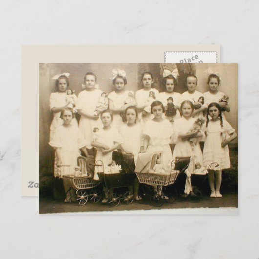 Vintag 7 postkarte (Vorne/Hinten)