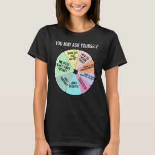 Vintag 80er Music Retro Lyric Pie Chart Sie können T-Shirt
