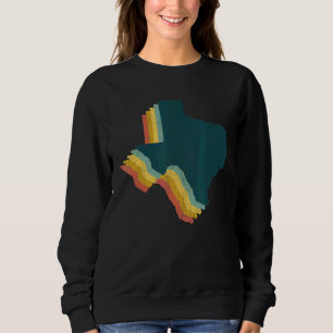 Vintag 80er Western Staat Native Texan Pride Retro Sweatshirt