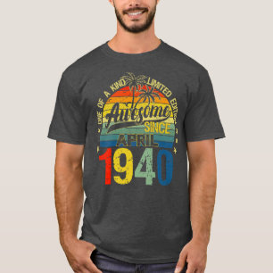 Vintag 82 Jahre alt April 1940 Dekorationen 82. B T-Shirt