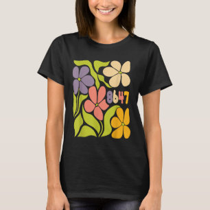Vintag 86 47 Präsident der Anti-Trump-Blume T-Shirt
