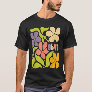 Vintag 86 47 Präsident der Anti-Trump-Blume T-Shirt