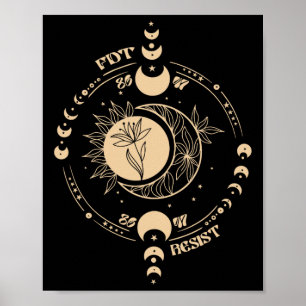 Vintag 86 47 Trump Celestial Moon Präsident Poster
