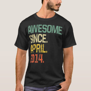 Vintag 8 Jahre alter sonniger Witz Phantastisch se T-Shirt