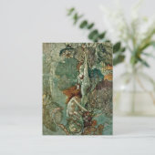 Vintag A. Duncan trägt die kleine Meerjungfrau Postkarte (Stehend Vorderseite)