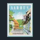 Vintag Aarhus Dänemark Postkarte<br><div class="desc">Aarhus Denmark Europe Vintage Travel Art Unsere Sammlung alter Reiseplakate und -drucke illustriert die üppige Landschaft Europas, die exotische Landschaft in Marokko, elegante Hotels und luxuriöse Resorts auf der ganzen Welt von Monte Carlo bis Pasadena und Bangkok. Besuchen Sie nostalgische Urlaubs- und Reiseziele auf der ganzen Welt, England, Frankreich, Deutschland,...</div>