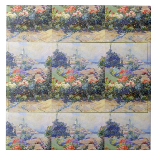 Vintag Abbott Fuller Graves Eastern Point Glouces Fliese (Vorderseite)