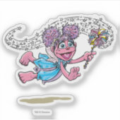 Vintag Abby Aufkleber (Vorderseite)