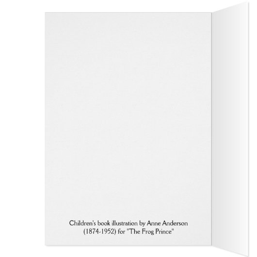 Vintag - Abendessen mit dem Frosch-Prinzen, (Innen (Links))