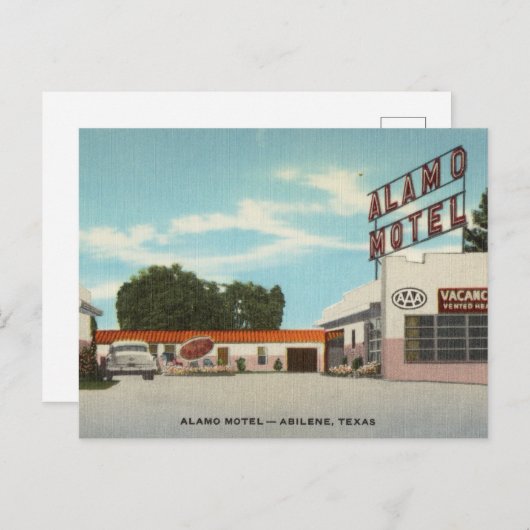Vintag, Abilene, Texas Postkarte (Vorne/Hinten)