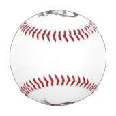 Vintag Abraham Lincoln Portrait Baseball (Vorderseite)