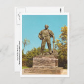 Vintag Abraham Lincoln Postkarte (Vorne/Hinten)