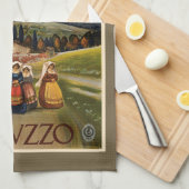 Vintag Abrvzzo Italien Handtuch (Viertel Falte)