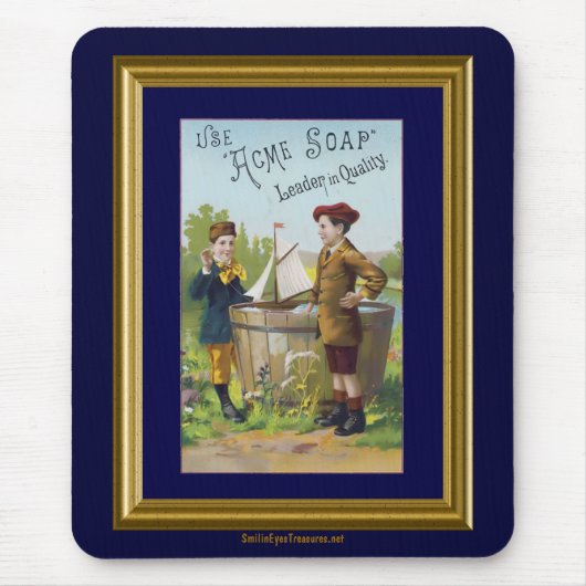 Vintag Acme Soap Ad Mousepad (Vorne)