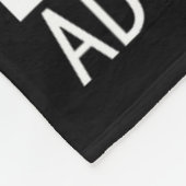 Vintag Adoptiert eine Katze Possum japanisches Opo Fleecedecke (Ecke)