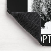 Vintag Adoptiert eine Katze Possum japanisches Opo Mousepad (Ecke)