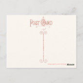 Vintag Adorable Little Hexenkarte Postkarte (Rückseite)