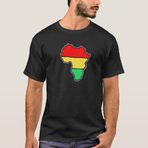 Vintag Africa Spray Paint Style Art Black Pride H T-Shirt