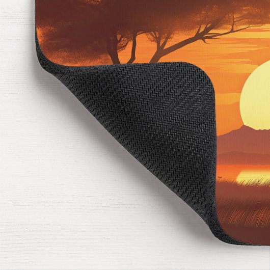Vintag African Safari Mousepad (Ecke)