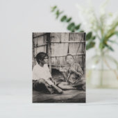 Vintag, afrikanische Jungen, Afrika südlich der Sa Postkarte (Stehend Vorderseite)