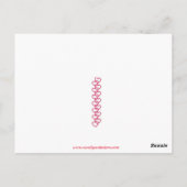 Vintag-Afrikanischer Niedlicher Valentinstag Postk Postkarte (Rückseite)