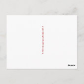 Vintag-Afroamerikanisches Paar Valentine Postkarte (Rückseite)