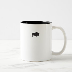 Vintag-ähnliche Bison-Tasse Zweifarbige Tasse