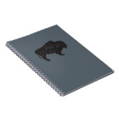 Vintag-Ähnliches Bison-Notizbuch Notizblock (Rechte Seite)