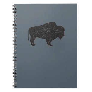 Vintag-Ähnliches Bison-Notizbuch Notizblock