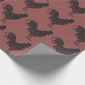 Vintag-Ähnliches Hahn-Packpapier Geschenkpapier (Ecke)