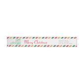 Vintag Air Mail Glitzer Weihnachten (Person)
