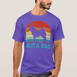 Vintag Akita Vater - Hund Lover T-Shirt