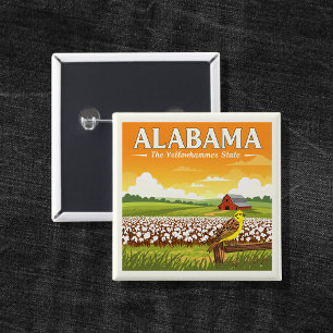 Vintag Alabama Button