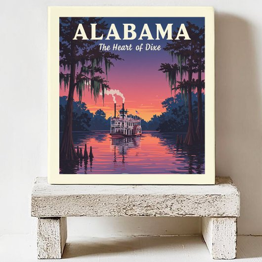 Vintag Alabama Fliese