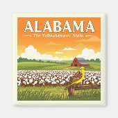 Vintag Alabama Magnet (Vorne)