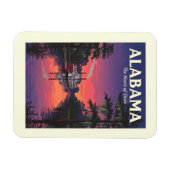 Vintag Alabama Magnet (Horizontal)