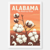 Vintag Alabama Magnet (Vorderseite)