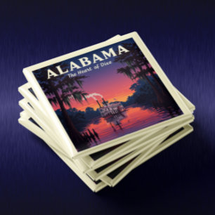 Vintag Alabama Magnet