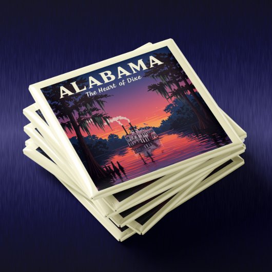 Vintag Alabama Magnet