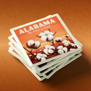 Vintag Alabama Magnet
